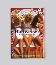 BUDWEISER GIRLS ON TOWEL / VINTAGE BEER AD - 2