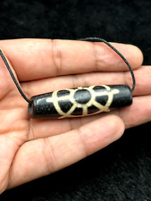 Very Rare Genuine Ancient Natural Indo Tibetan Falun Fortune Agate Dzi Old Bead picture