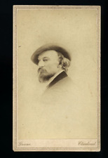 1860S CDV INTERESTING CHARACTER MAN IN PROFILE FAMOUS ARTIST , POLITICAL FIG? picture