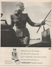 1948 YARDLEY ENGLISH LAVENDER Vintage Print Ad    Memories are in the making.... picture