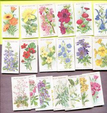 1913 WILLS CIGARETTES 2ND SERIES OLD ENGLISH GARDEN FLOWERS 25 TOBACCO CARD LOT picture
