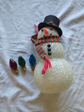 Vintage Avon Chilly Sam Light Up Snowman:: Snowman And Bulbs (ONLY)... picture