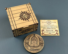 Disneyland Club 33 Indiana Jones Medallion Coin LE 300 Complete With Box picture