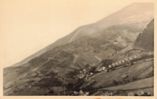 Vintage RPPC Birds eye view of town on a hillside picture