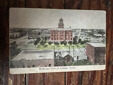 Vintage 1913 Postcard - Birds-eye View of Canyon Texas picture