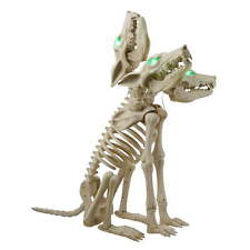 Halloween Animated Three-Headed Wolf Skeleton, 30