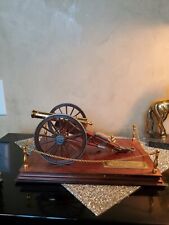 Franklin Mint - Civil War Cannon Model 1857 Field Gun And 7.5x11” Display Base picture