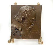 Franz Stiasny Cast Bronze Composer Plaque: Johannes Brahms picture