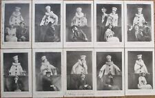 Pierrot Avocat 1902 Bergeret French Fantasy Postcard Set of 10, Clown Lawyer picture