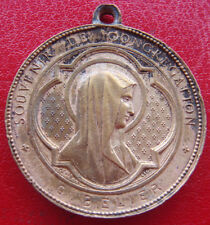 1878 Antique Souvenir Congregation VAUGIRARD 3 DIVISION Bronze Blessed Medal picture