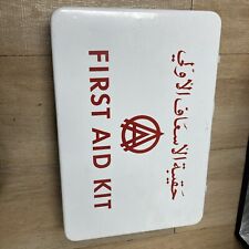 Vintage First Aid Kit Saudia Arabia Edition Complete Desert Storm Collectible ⭐️ picture