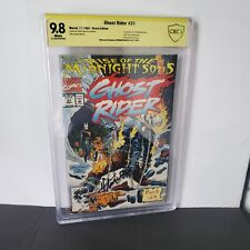 Ghost Rider #31 Marvel Comics CBCS 9.8 WHITE Signature HOWARD MACKIE.  picture