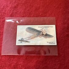 1910 WD & HO Wills “Aviation” BLERIOT XI Monoplane Card, #38        G Condition picture