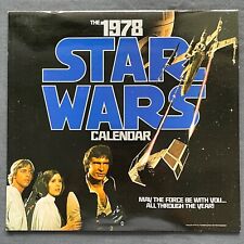 Star Wars 1978 Calendar UNMARKED w/ Original Mailer - Vintage GREAT CONDITION picture