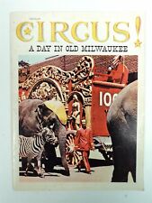 Vintage 1964 Circus A Day in Old Milwaukee (B) - Official Parade Book Program picture