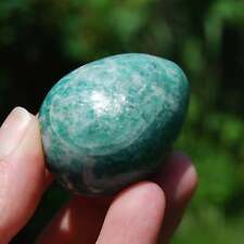 1.7in Flashy Amazonite Crystal Egg, Madagascar #3 picture