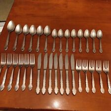 32 PC Set Imperial International NEWFIELD Stainless Flatware Korea  picture