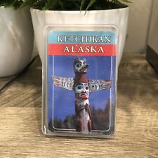 Vintage Ketchikan Alaska Souvenir Playing Cards New Sealed Plastic Case Deck picture