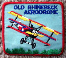 Vintage OLD RHINEBECK AERODROME unused patch Fokker Tri-Plane Red Baron picture