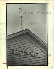 1986 Press Photo Replica of Josey General Store at Stephen Austin Park in Texas picture
