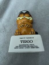 1981 Vintage Garfield Virgo Zodiac Horoscope Ceramic  4.5” picture