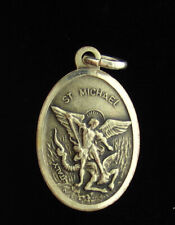 Vintage Saint Michael the Archangel Medal Religious Catholic Guardian Angel picture