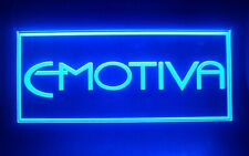 EMOTIVA AUDIO LED SIGNS BANNER LOGO SOUND SYSTEMS SPEAKERS HOME THEATER picture