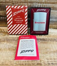 New in Box Vintage 1950's Firestone Zippo Lighter Never Used picture