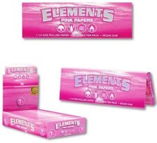 NEW🔥ELEMENTS PINK PAPERS💛1 1/4 SIZE 💚FULL BOX SEALED🔥25PKS💥50 SHEETS EACH picture