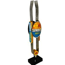 RED HOOK SUNRYE SUMMER ALE GRILL TONGS beer tap handle. WASHINGTON picture