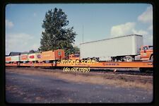 Willys Jeep on Circus Railroad Train in 1966, Ektachrome Slide n24a picture