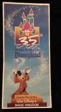 Splash Mountain Disneyland POP UP MAP 35th Year Magic 1990 Disney Sealed VTG New picture
