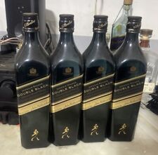4 Empty JOHNNIE WALKER Double Black 750 ML FOR COLLECTIBLE picture