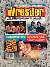 The Wrestler Magazine June 1987 Ric Flair Hulk Hogan Hart Foundation 4 J869 picture