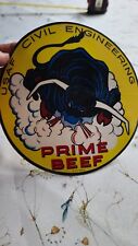 Vintage 1981 USAF Civil Engineering Prime Beef Sticker Nos, 8