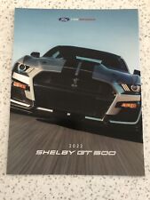 2022 FORD MUSTANG SHELBY GT 500 8-page Original Sales Brochure picture