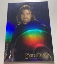 2001 Topps The Lord of Rings: Fellowship Ring Foil Prismatic Boromir #6 Of 10 picture