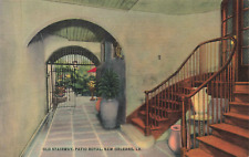 Postcard Old Stairway Patio Royal New Orleans Louisiana LA Home Paul Morphy picture