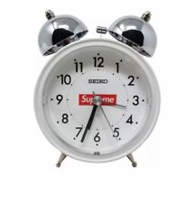 Brand New Supreme Seiko Alarm Clock White picture