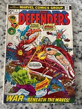 Defenders #7 Vol. 1 (Marvel, 1973) Key Hawkeyes Joins, damaged reader only picture