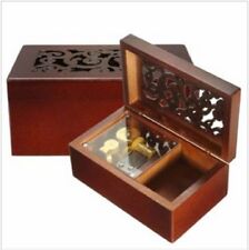 Wooden Rectangle Carving Jewelry Music Box:    ♫ SPANISH ROMANCE ♫ picture