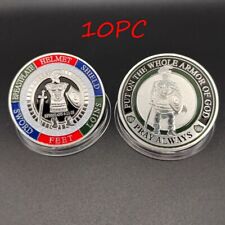 10pcs Put On the Whole Armor Of God Challenge Coin Prayer Commemorative Coin picture