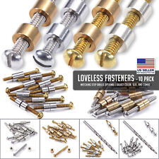 Loveless Fasteners (10 Pack) - Matching Step Drills Optional - for DIY Handles picture