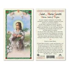 Saint Maria Goretti with St. Maria Prayer -PaperStock Holy Card 049ENL picture