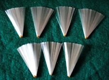 7 tails made of spun glass for birds, glass fibre, x-mas ornaments picture