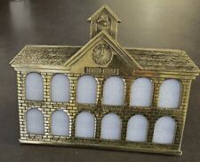 Vintage Ashbury Brass School House Picture Frame School Years Heavy EUC picture
