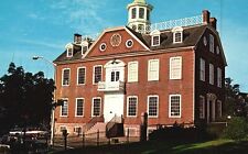 Postcard RI Newport Old State House Washing Square Chrome Vintage PC G5704 picture