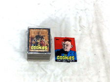RARE 1985 Topps Goonies Movie Complete Card Set / Stickers 86+15 & Wax Wrapper picture