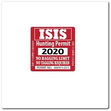 ISIS HUNTING PERMIT 2020 4