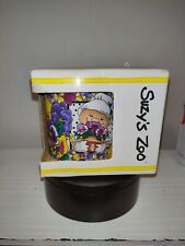 Suzy's Zoo A Pansy For Your Thoughts White Coffee Mug Vtg 1994 Floral Spafford picture